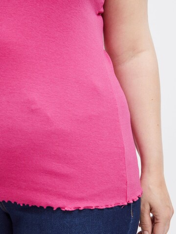 Top di Fransa Curve in rosa