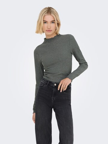 T-shirt 'ONLEMMA' ONLY en gris : devant