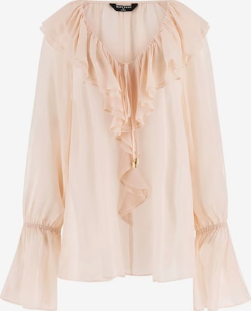 MARCIANO LOS ANGELES Blouse in Beige: front