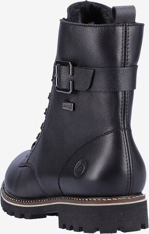 REMONTE Lace-Up Ankle Boots in Black