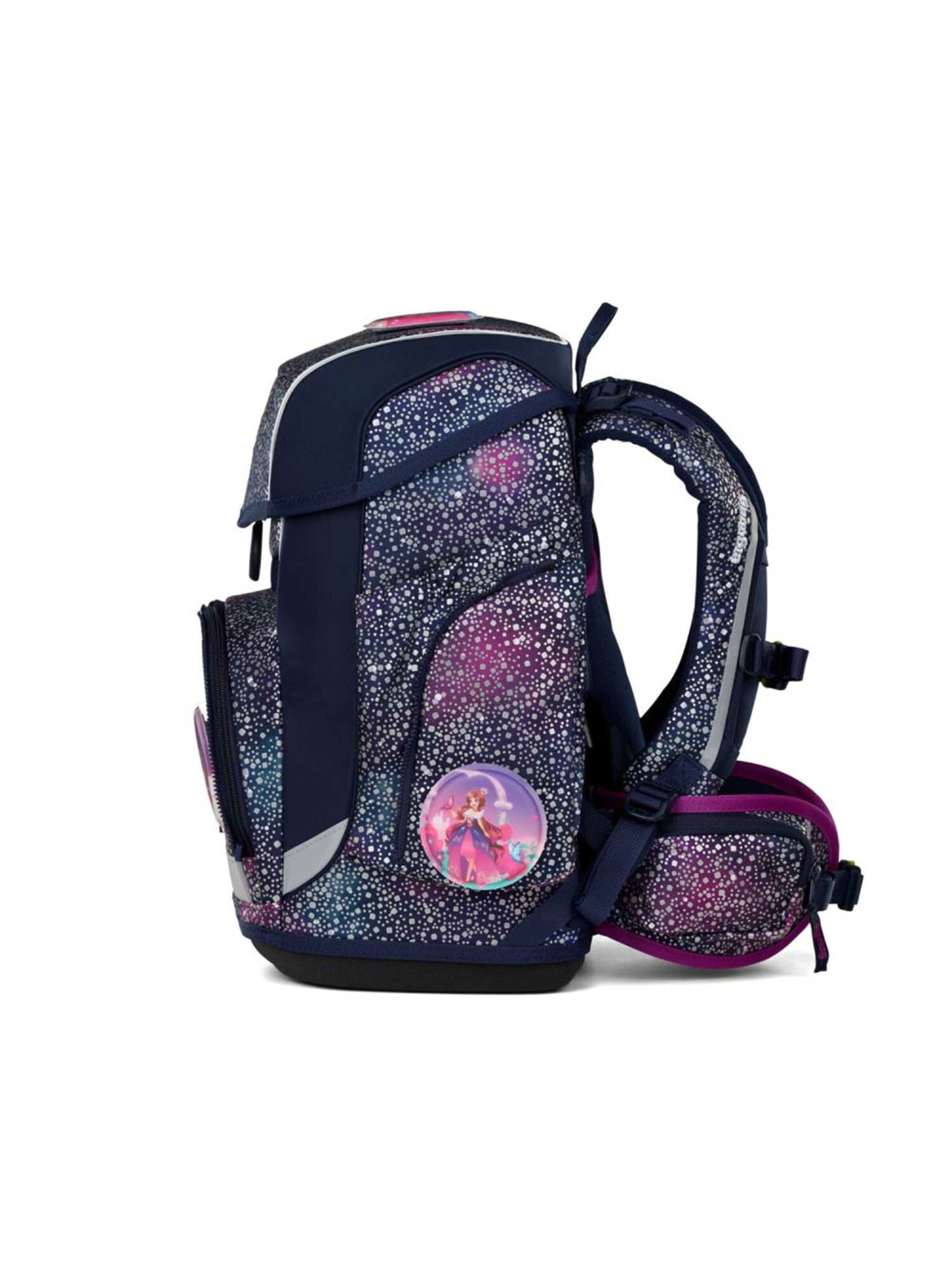 ergobag Rucksack 'Cubo Set 5 tlg'‌‌‌‌‌‌‌‌‌ in Pink