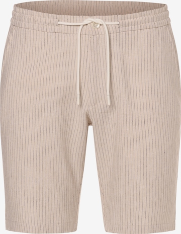 Finshley & Harding London Regular Pants 'Cox' in Beige: front