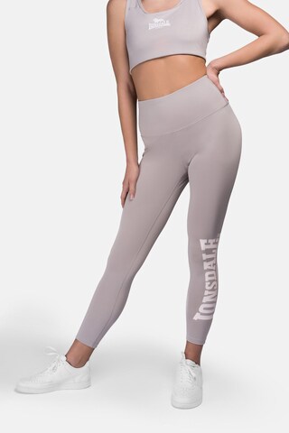 LONSDALE Skinny Leggings 'SEMLEY' in Grau: Vorderseite