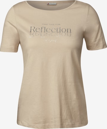 STREET ONE T-Shirt in Beige: Vorderseite
