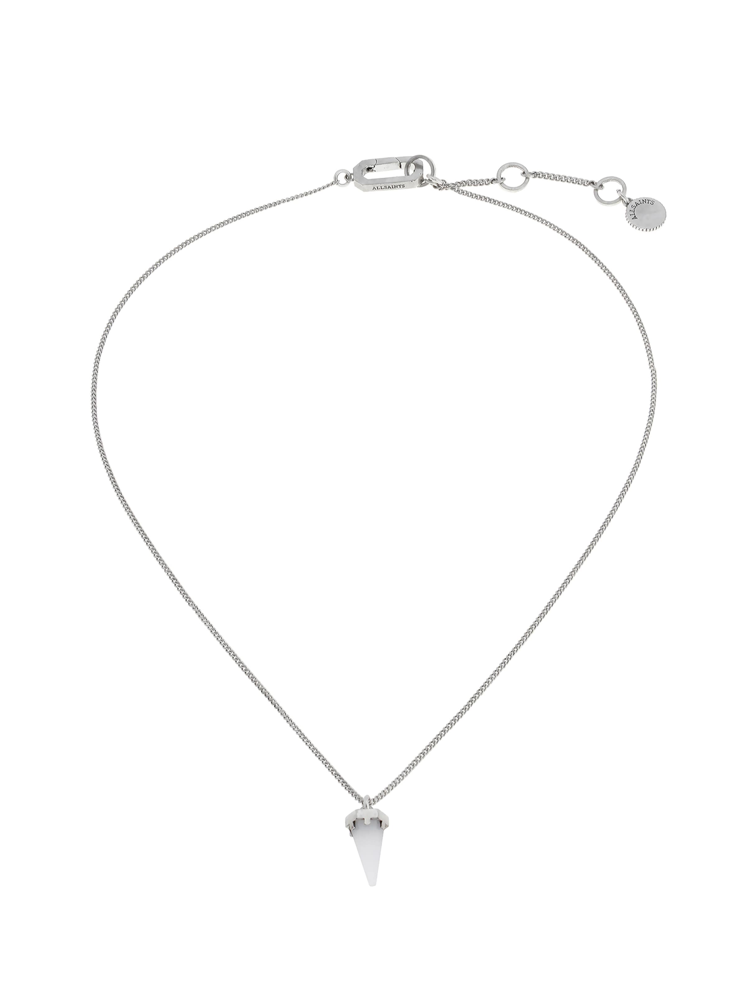 Collana 'Laio' in One Size AllSaints di colore argento / offwhite, Visualizzazione prodotti