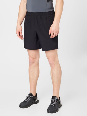 4F Regular Sportshorts in Schwarz: Vorderseite