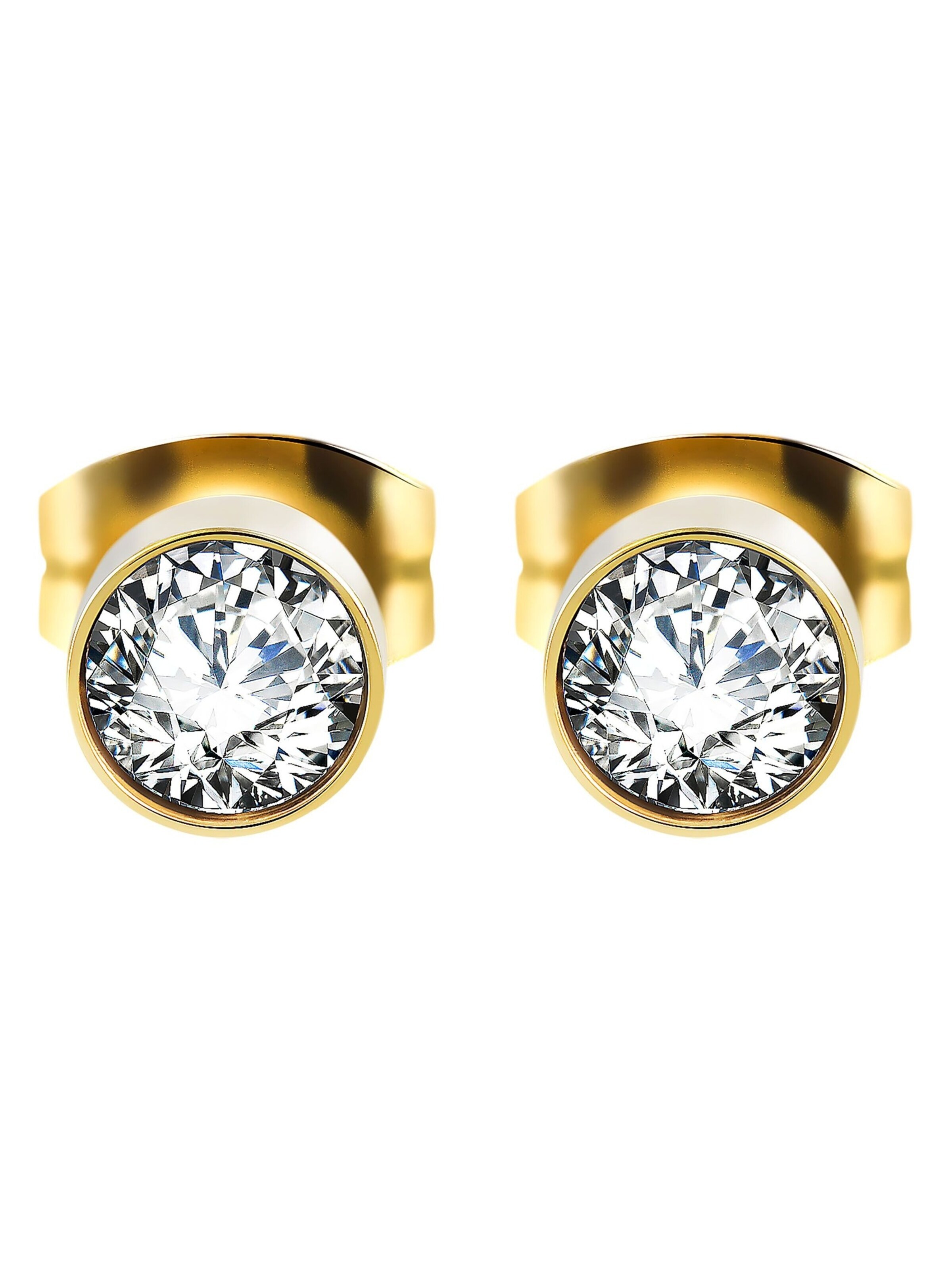 Akzent Earrings 'Beldana, langlebig' in Gold: front