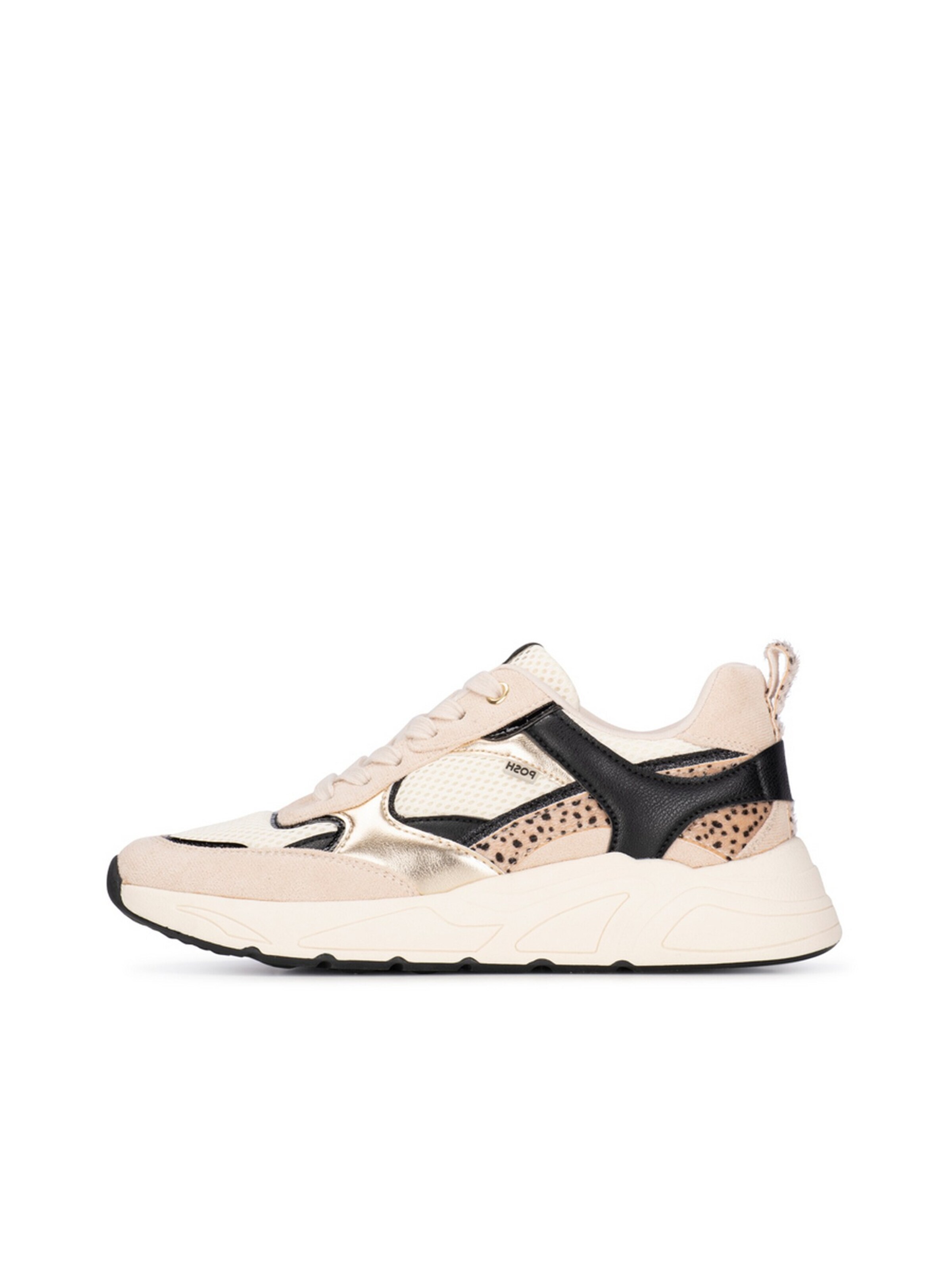 POSH by Poelman Sneakers laag 'Caro' in Beige: voorkant