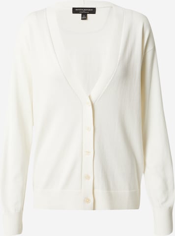 Banana Republic Knit Cardigan in White: front