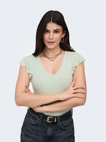 ONLY Tričko 'ONLBELIA' - Zelená