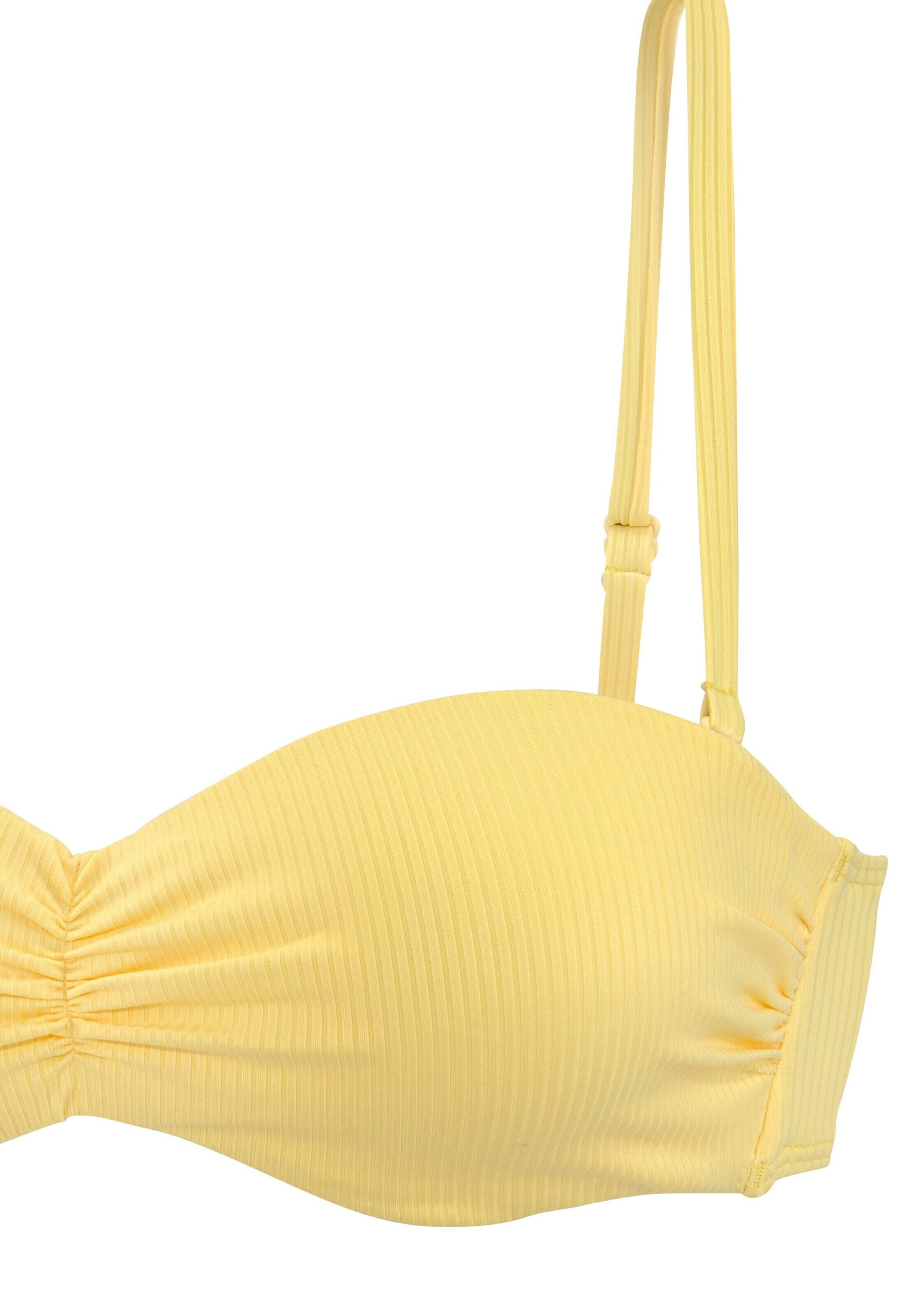 Bandeau Hauts de bikini VENICE BEACH en jaune