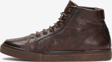 Kazar Sneakers high i brun: forside