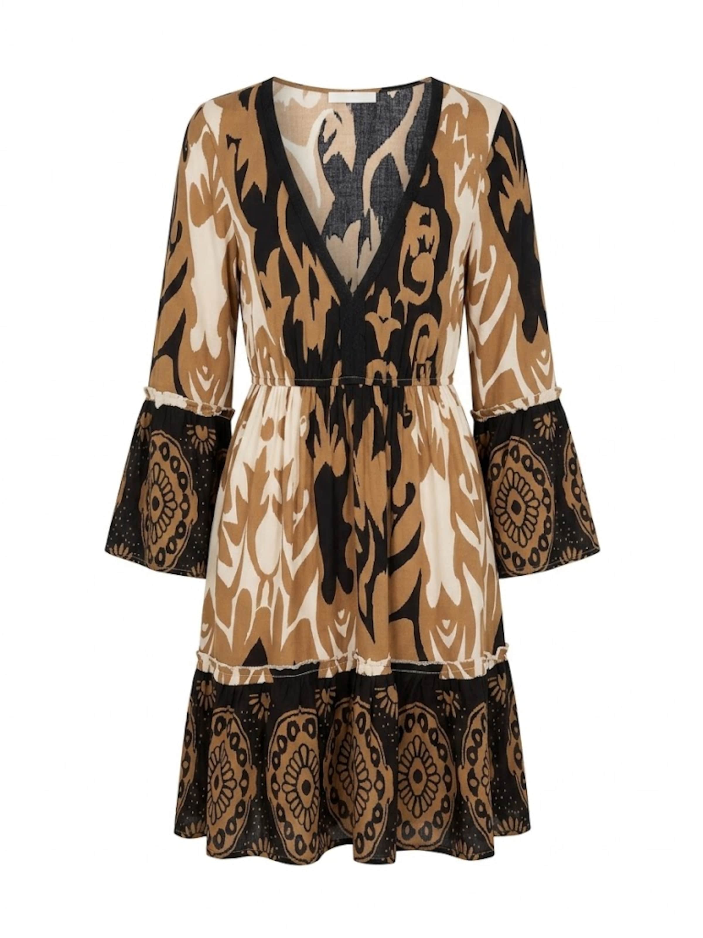 Robe ' ' Apricot en beige : devant