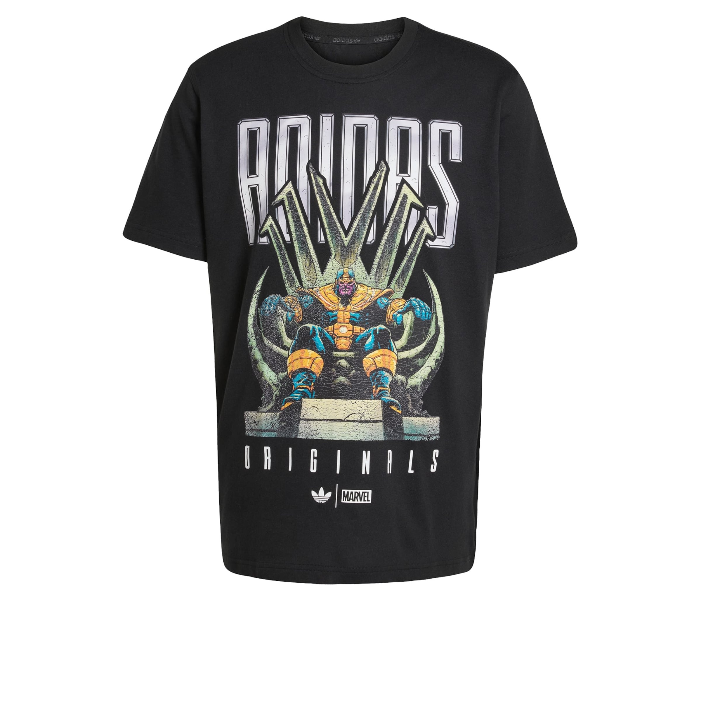 ADIDAS ORIGINALS Camiseta 'Marvel Thanos' en turquesa / verde / naranja / negro, Vista del producto