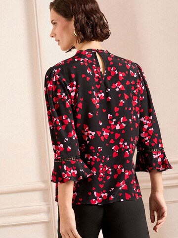 love & roses Bluse in Schwarz