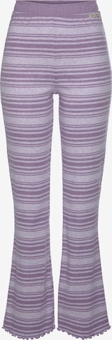 évasé Pantalon 's.O Babylock ' s.Oliver en violet : devant