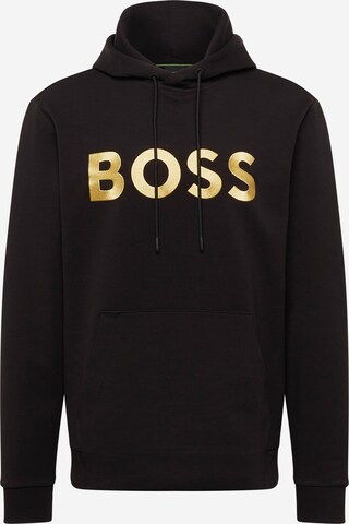 BOSS Sweatshirt 'Soody 1' in Zwart: voorkant