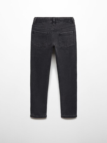 MANGO KIDS Slim fit Jeans 'Comfy' in Black