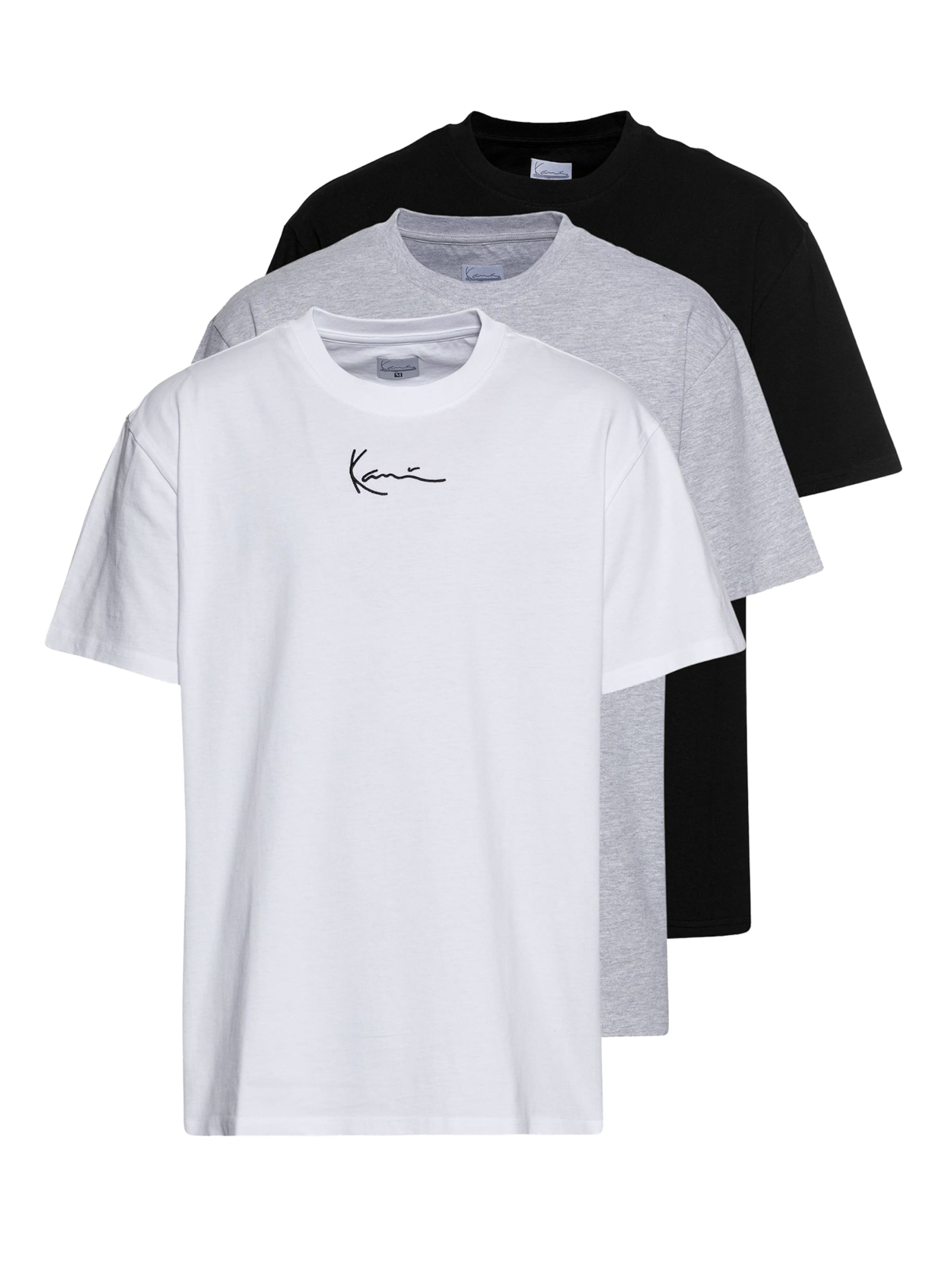 Karl Kani Tričko 'Essential' - Sivá: predná strana