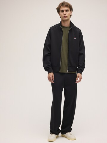 FILA - Sudadera con cremallera 'CAVALESE regular track jacket' en negro