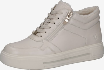 Bottines à lacets CAPRICE en blanc : devant