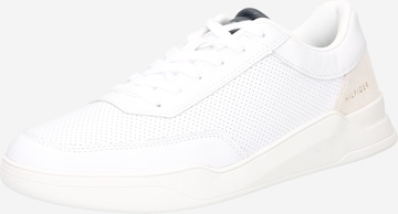 Sneaker low de la TOMMY HILFIGER pe alb: față