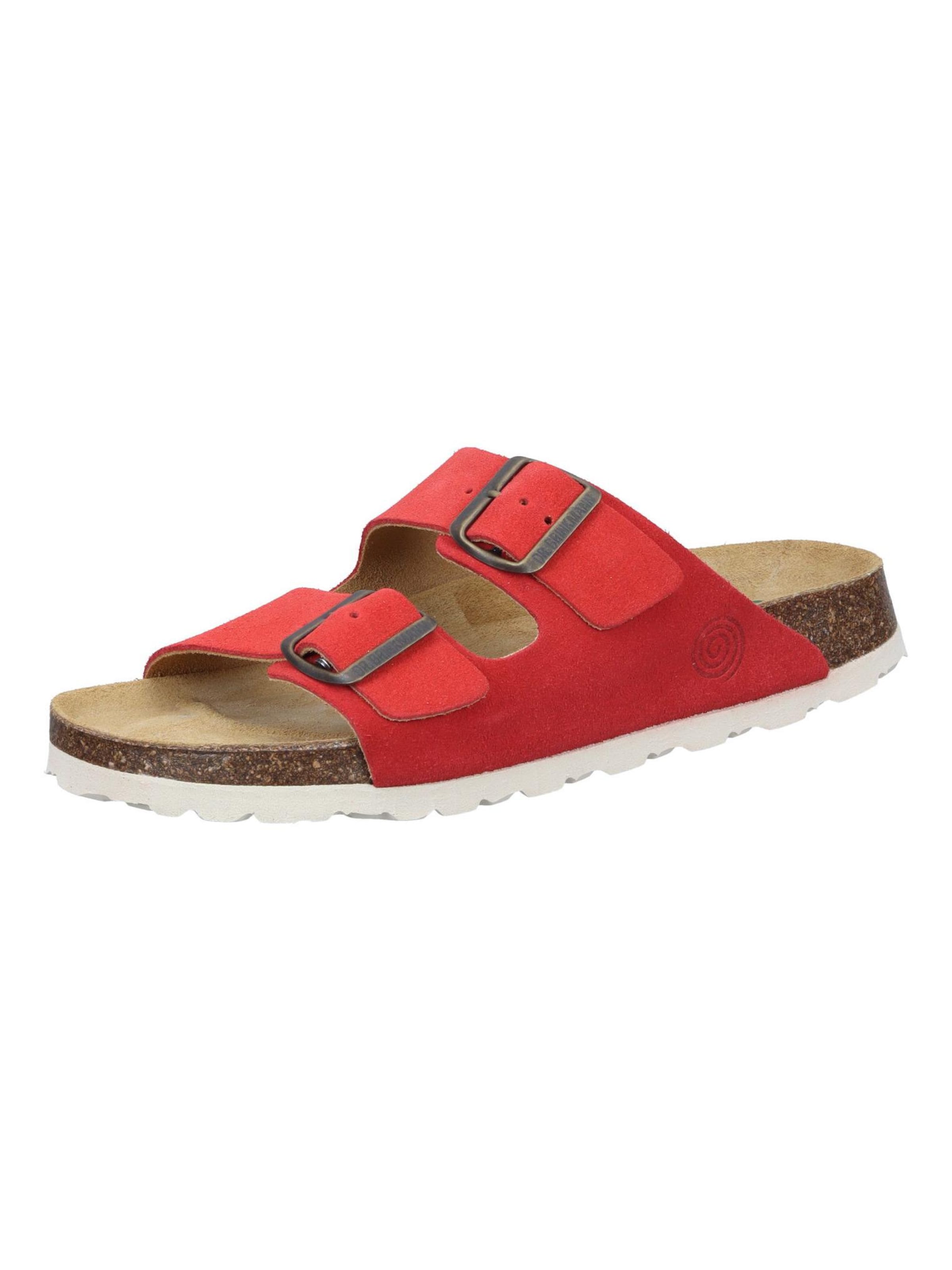 DR. BRINKMANN Mules 'BONILLO' in Red: front