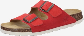 DR. BRINKMANN Mules 'BONILLO' in Red: front