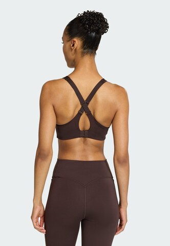 Bustier Soutien-gorge de sport 'Optime' ADIDAS PERFORMANCE en marron