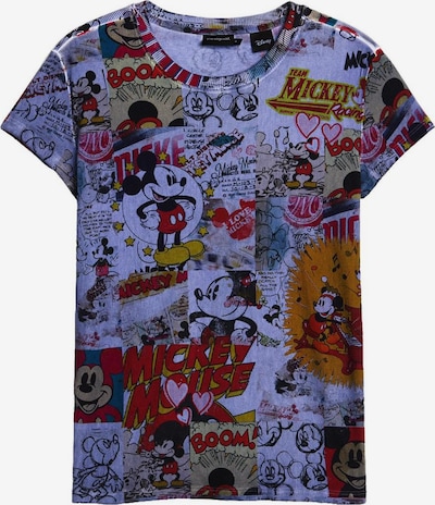 Desigual Tričko 'Mickey', veľkosť L - šafránová / svetlofialová / červená / čierna, Produkt