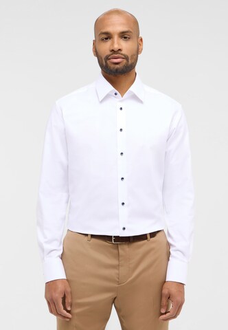 ETERNA Regular fit Business shirt in White: front