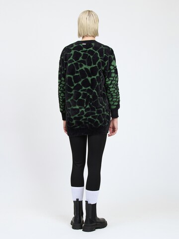 Influencer Pullover in Grün