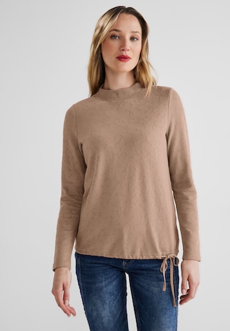 STREET ONE Shirt in Beige: predná strana