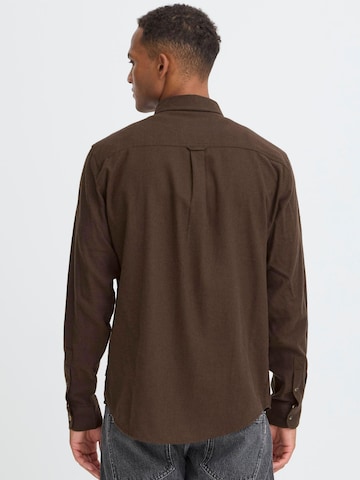 BLEND Regular Fit Langarmhemd ' BHBurley ' in Braun