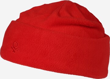 UNITED COLORS OF BENETTON Beanie in Red: front