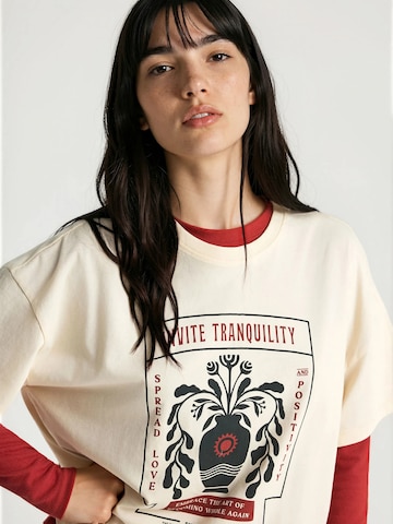 Funky Buddha T-shirt i beige