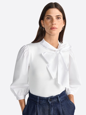 Chemisier Rich & Royal en blanc : devant