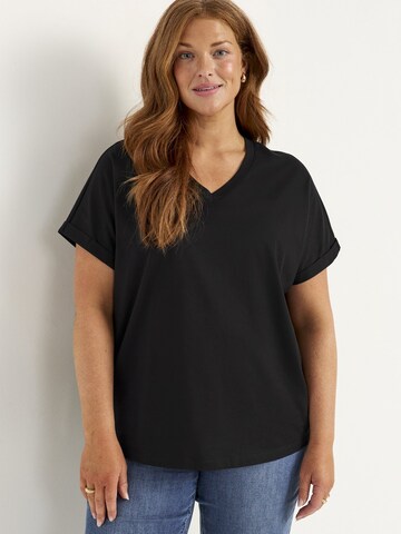 T-shirt Cellbes of Sweden en noir : devant