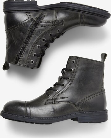 JACK & JONES Veterboots 'Howard' in Grijs