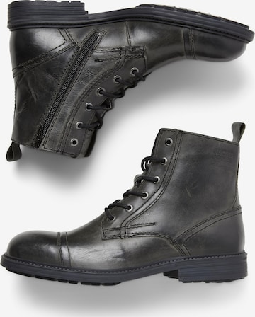 JACK & JONES Veterboots 'Howard' in Grijs