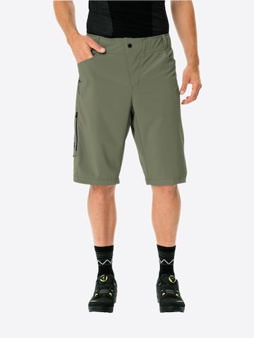 VAUDE Regular Outdoor Pants 'Ledro STS' in Green: front