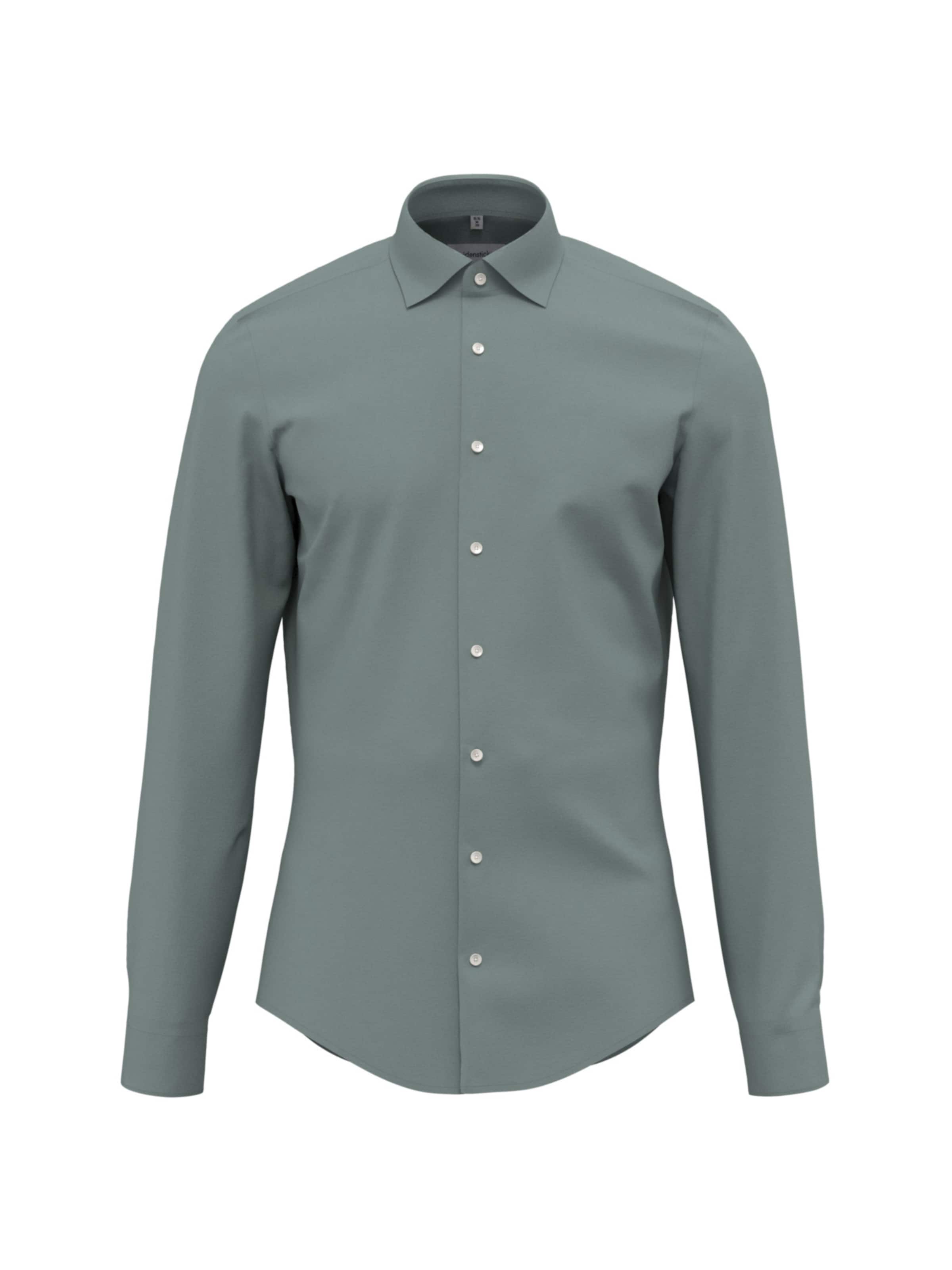 SEIDENSTICKER Business shirt 'Schwarze Rose' in Green: front