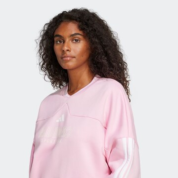 ADIDAS SPORTSWEAR Спортивный свитшот 'House Of Tiro' в Ярко-розовый