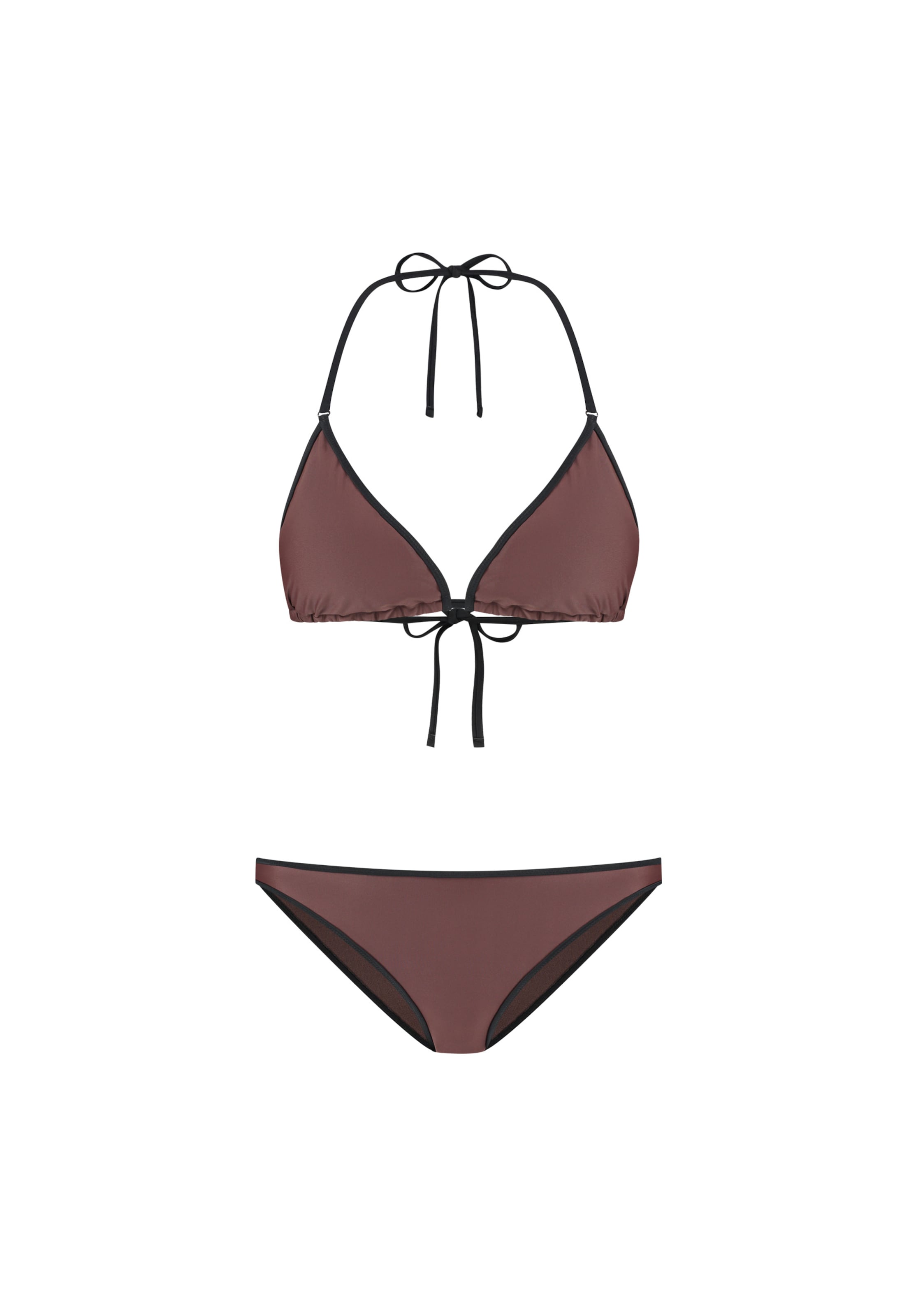 Shiwi Triangel Bikini 'Liz' in Bruin: voorkant
