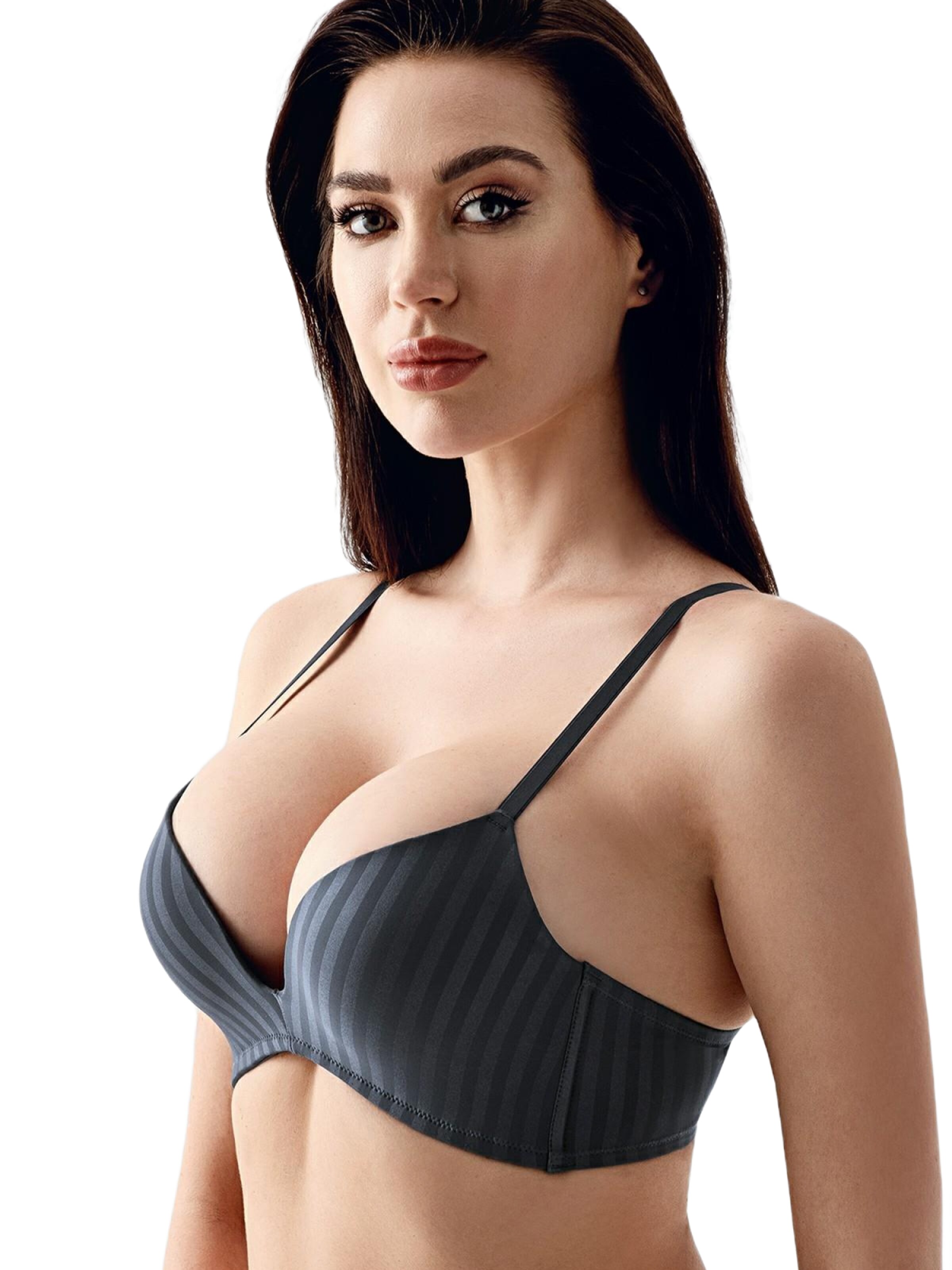 C&City T-Shirt BH in Grau