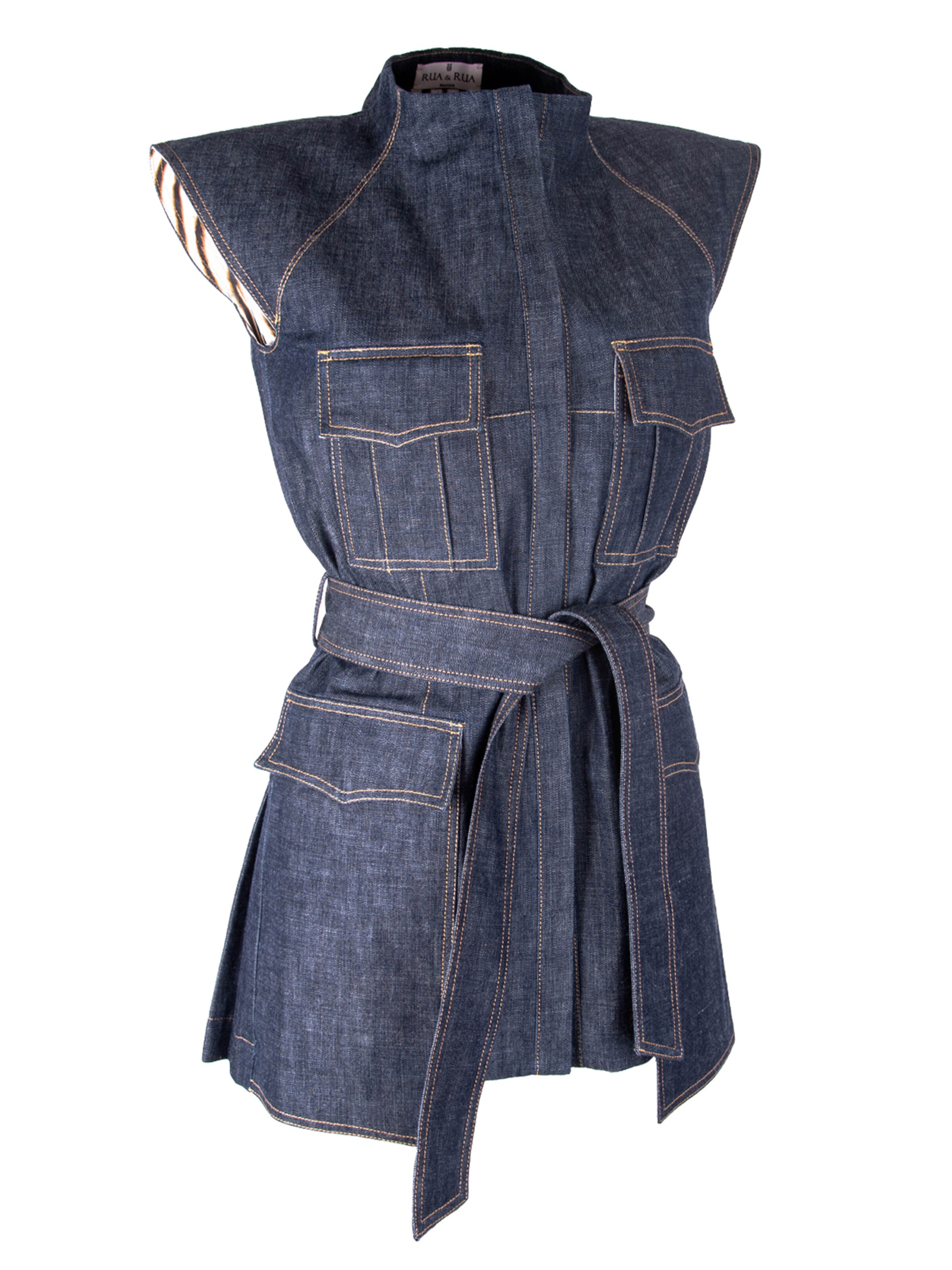 Rua & Rua Vest in Blue