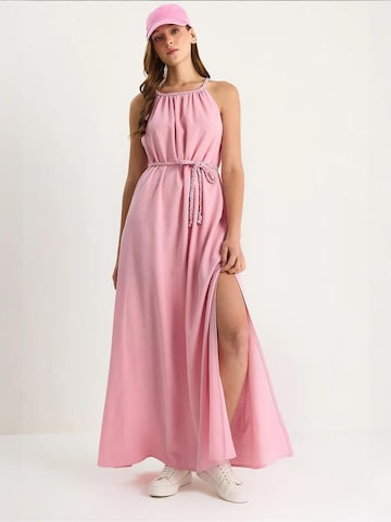 Bianco Lucci Kleid 'Midi'‌‌‌‌‌‌‌‌‌‌ in Pink: Vorderseite