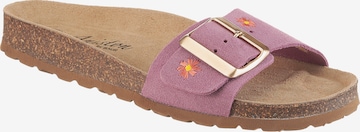 Aniston Mules in Purple: front