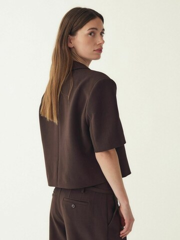 Noella Bleiseri ' N-Leanne Crop Blazer ' värissä ruskea