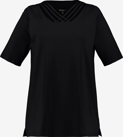 Ulla Popken Shirt en schwarz, Vue avec produit